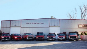 Maine_Roofing_trucks