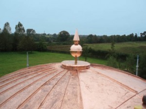 copper roofing